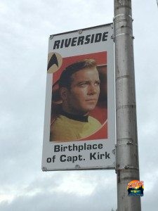 james t kirk banner in riverside iowa