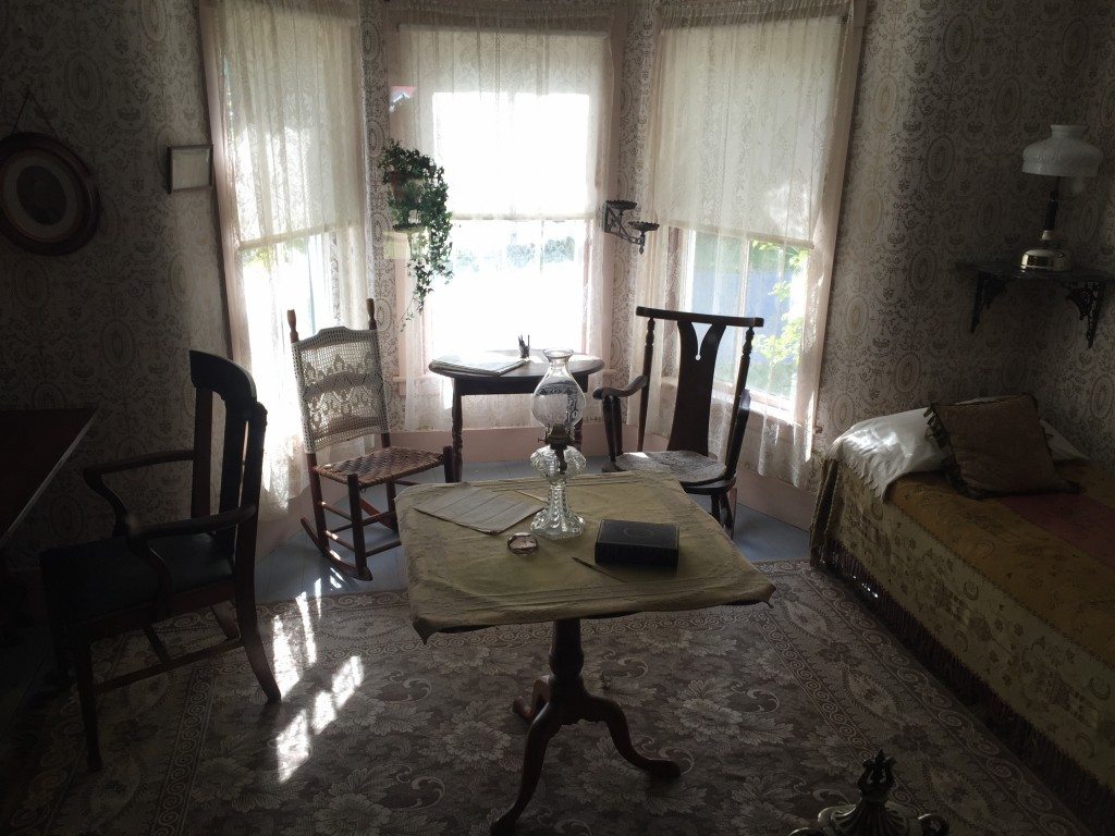 The spot where Coolidge took the Presidential oath of office.