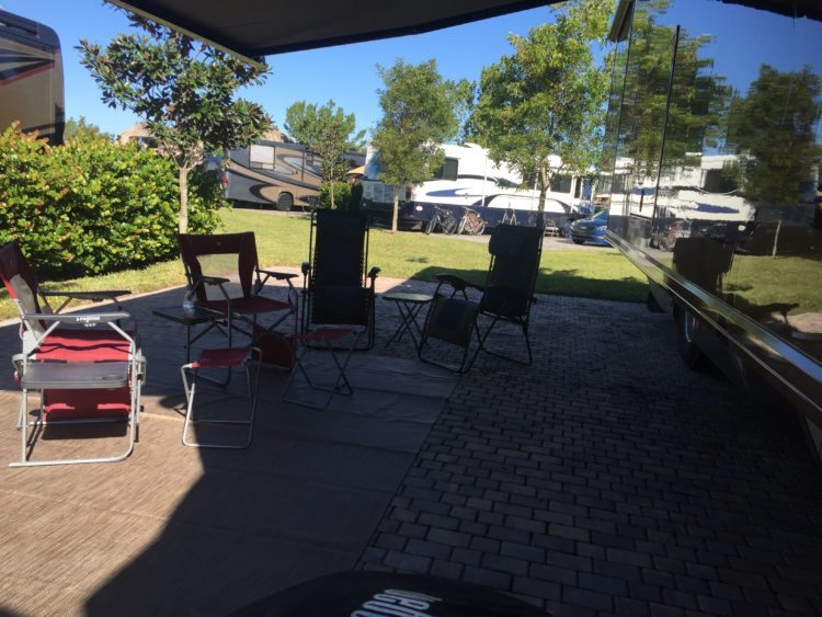 Our outside living space.