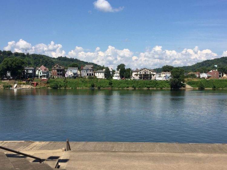 Waterfront in Wheeling, WV