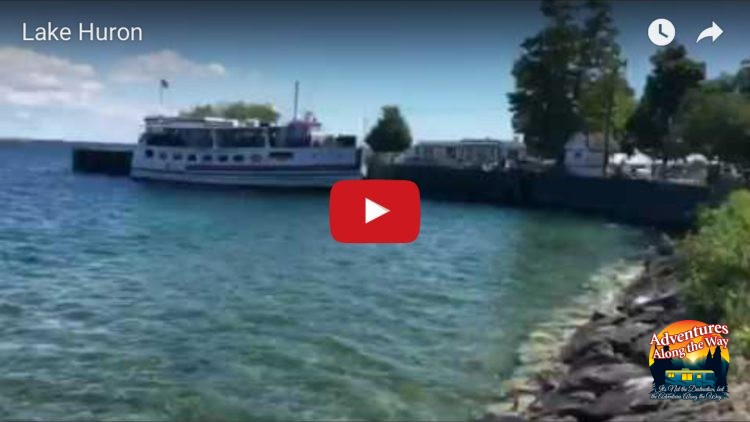 St Ignace on the shore of Lake Huron